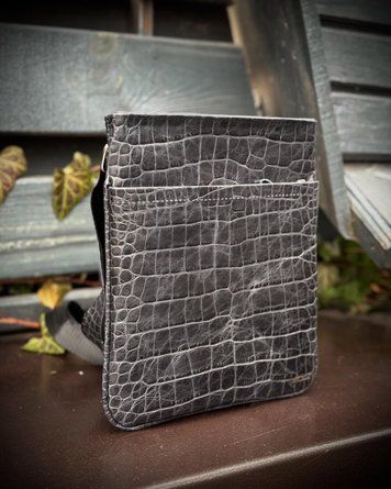 Мужская сумка-планшет "Croco Flatbag" a110223 фото