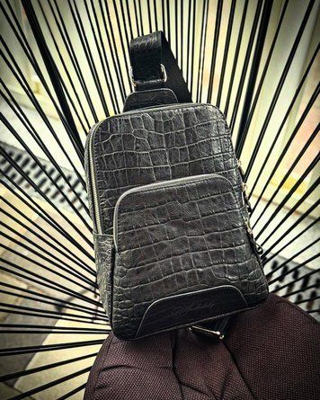 Сумка-слінг "Croco Sling" a110228 фото