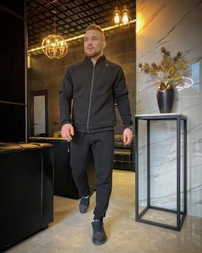 Ультрасучасний чорний Спортивний Костюм: Досконалість у кожній деталі, розмір S a120082 фото