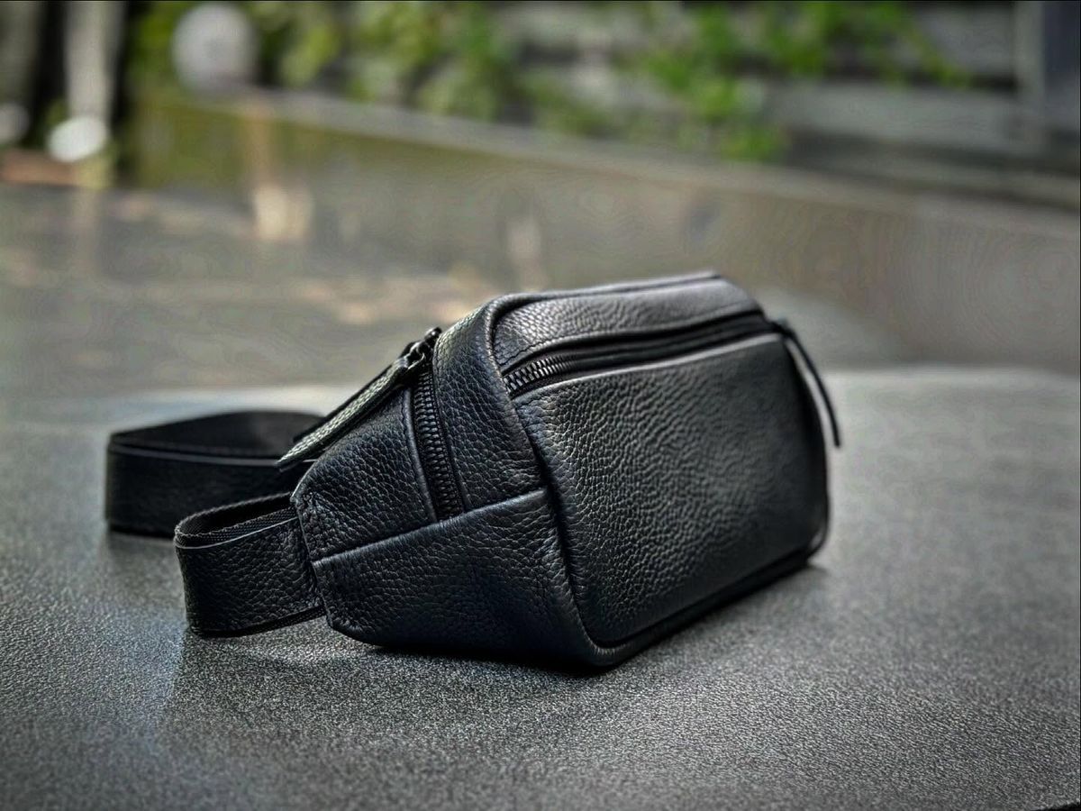 Кожаная сумка-бананка "Tactical Buckle" a110294 фото