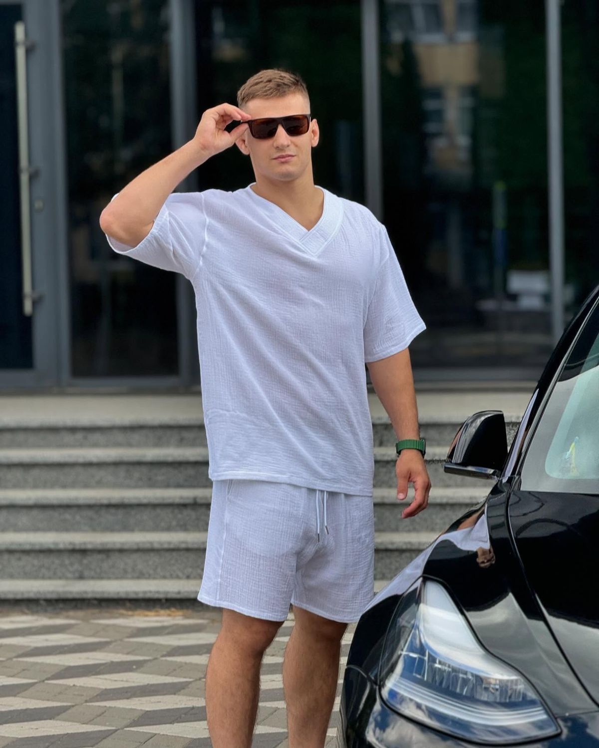 ⚜️ ARABADZHY PREMIUM SUMMER SET WHITE⚜️, розмір S a120196 фото